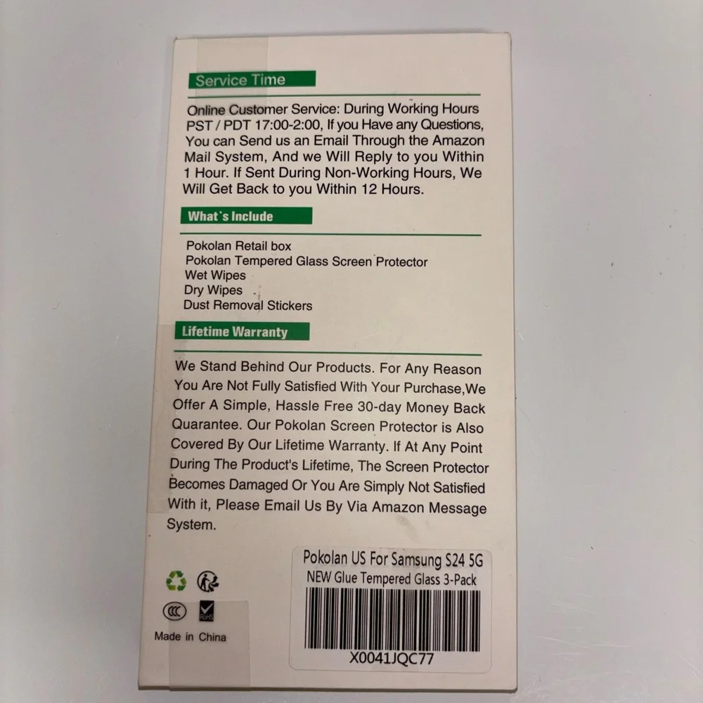 Clear Tempered Glass Screen Protector (3-Pack) - Clear